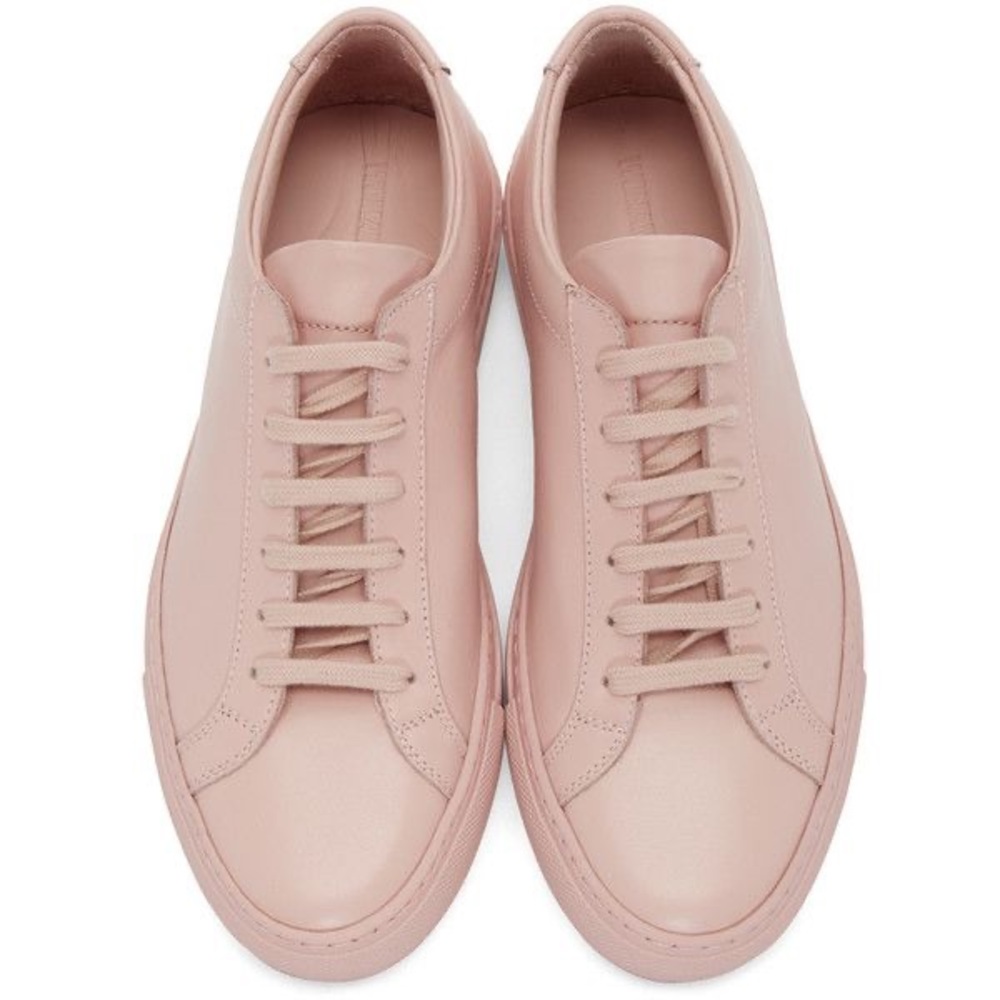 Woman by Common Projects Pink Original Achilles Sneakers
